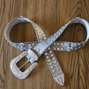 Rhinestone Western Belt Womens 32"-36"